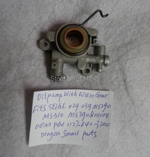 S/ägenspezi Pompe /à huile avec vis sans fin pour Stihl 039 MS390 MS 390