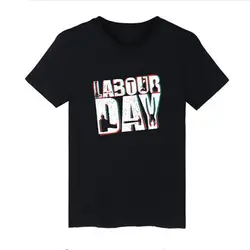 День Труда, модная футболка в стиле хип-хоп, s, забавные мужские и женские футболки, топы, Повседневная футболка harajuku, футболка с коротким
