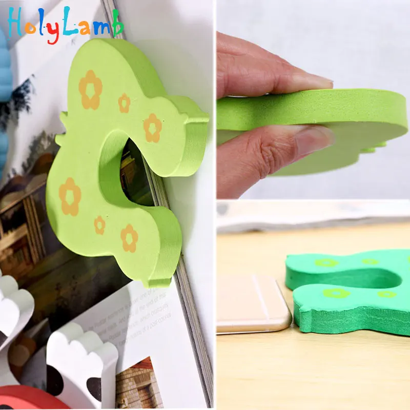 5Pcs/Lot Protection Baby Safety Cute Animal Security Card Door Stopper Baby Newborn Care Child Lock Protection From Children
