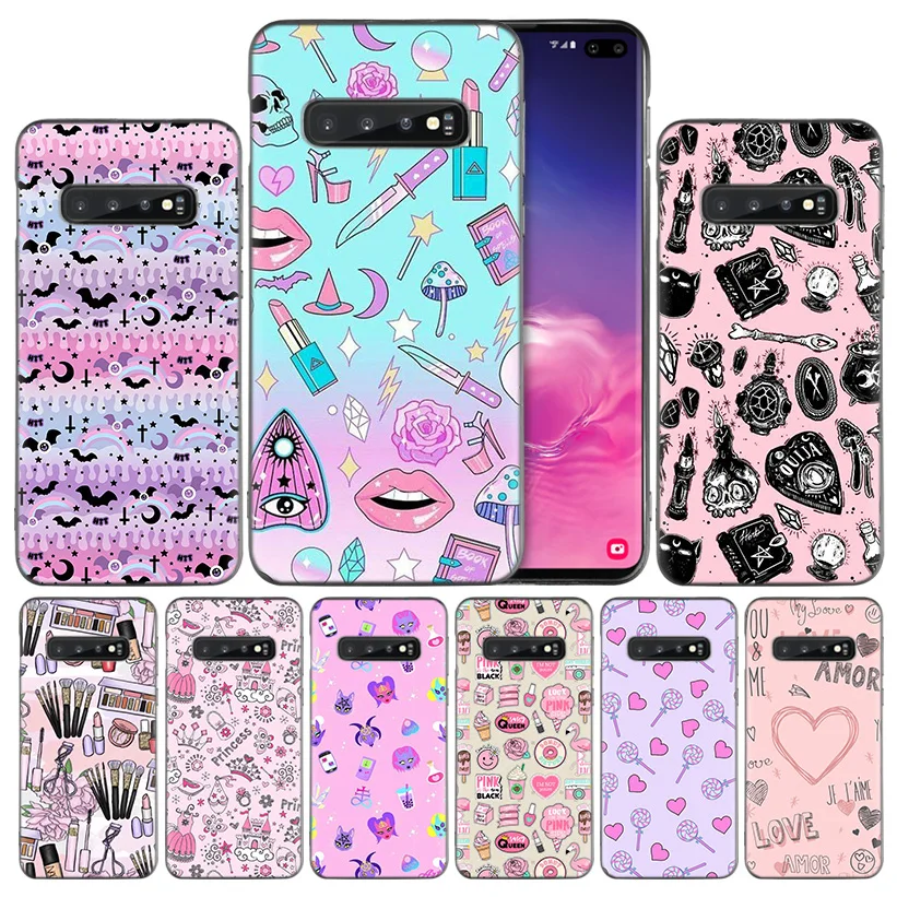 

Girly Pastel Witch GotSilicone Case Cover for Samsung Galaxy A50 A80 A70 A60 A40 A30 A20 A20e A10 A9 A8 A7 A6 Plus 2018 Note 8 9