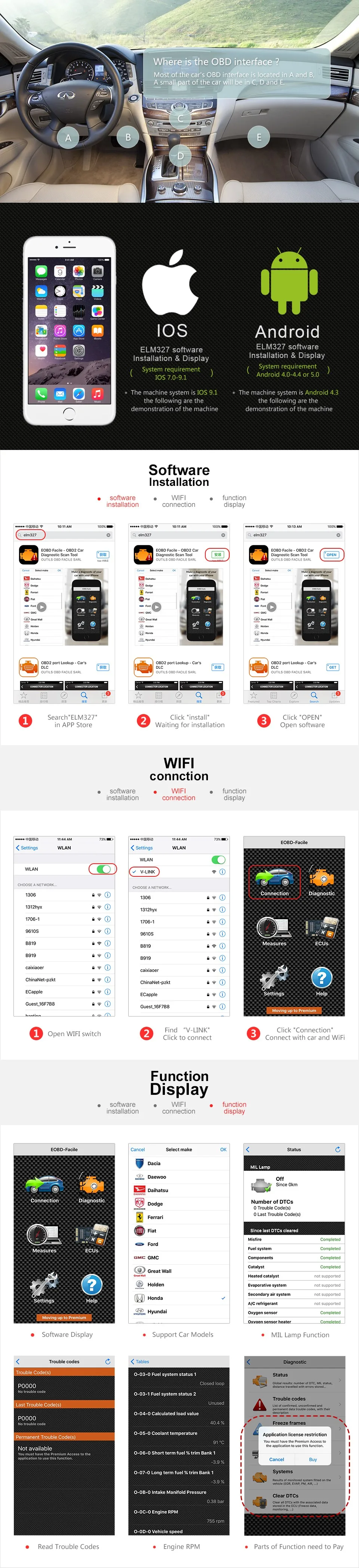 ELM327 WIFI 960