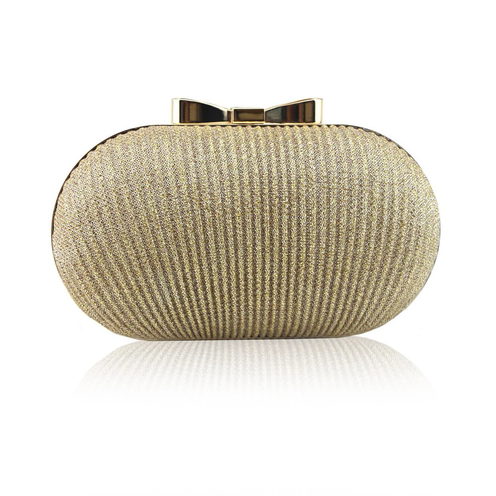 

New egg type Handmade pleated evening bag Single shoulder diagonal clutch Evening bag handbag A299