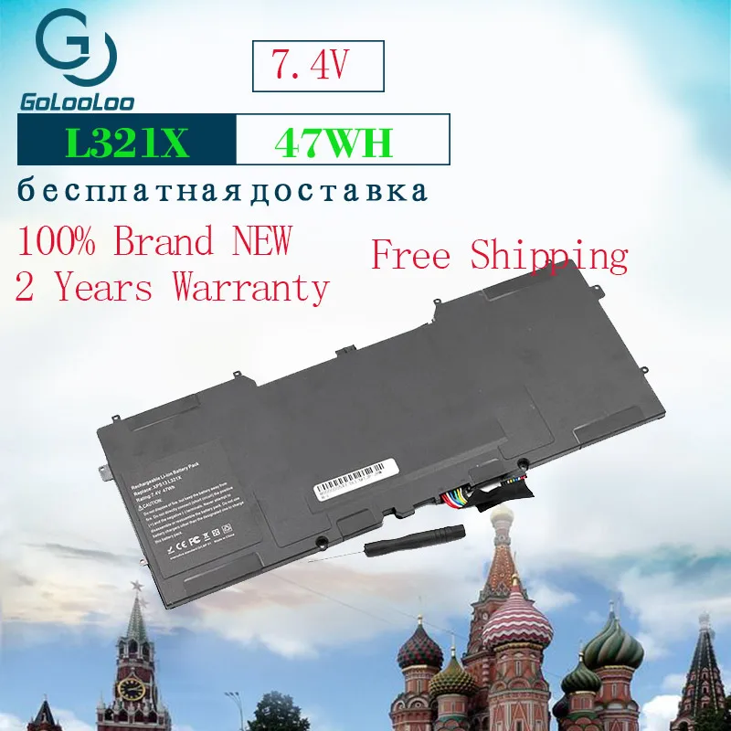 Сменный аккумулятор Golooloo NVR98 для ноутбука DELL XPS 13 L321X L322X 12 12d 9Q33 ультрабук 7 4 В 47