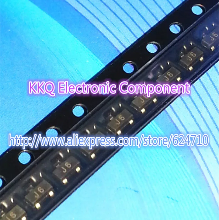 100PCS NEW S9014 J6 SOT 23 SMD Triode Transistor NPN SOT23 Power Triode