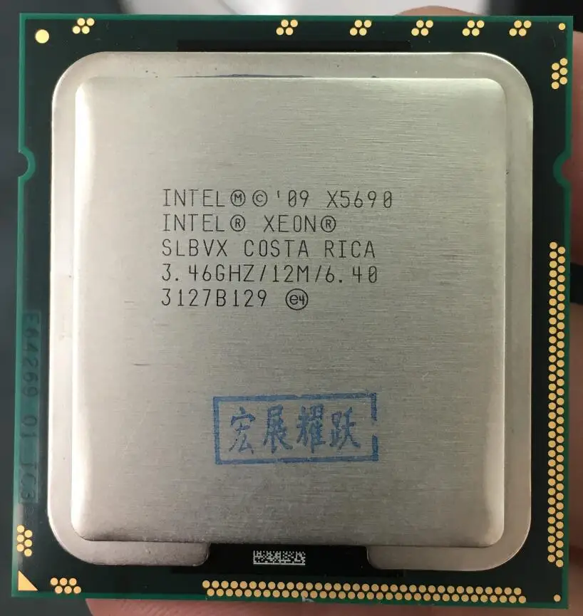 PC معالج إنتل زيون X5690 ستة النواة LGA1366 الخادم وحدة المعالجة المركزية 100% العمل بشكل صحيح معالج الملقم PC معالج إنتل زيون X5690 ستة النواة LGA1366 الخادم وحدة المعالجة المركزية 100% العمل بشكل صحيح معالج الملقم