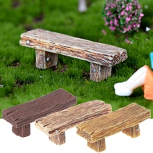 Стул в стиле ретро миниатюры фигурки украшения для бонсай DIY микро пейзаж домашний декор