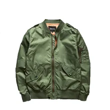 2016 herbst Ma1 Bomber Jacken Männer Armee Grün Militärischen Windjacke Lässig Kanye West Männlichen Fliegerjacke Pilot Air Force Mäntel