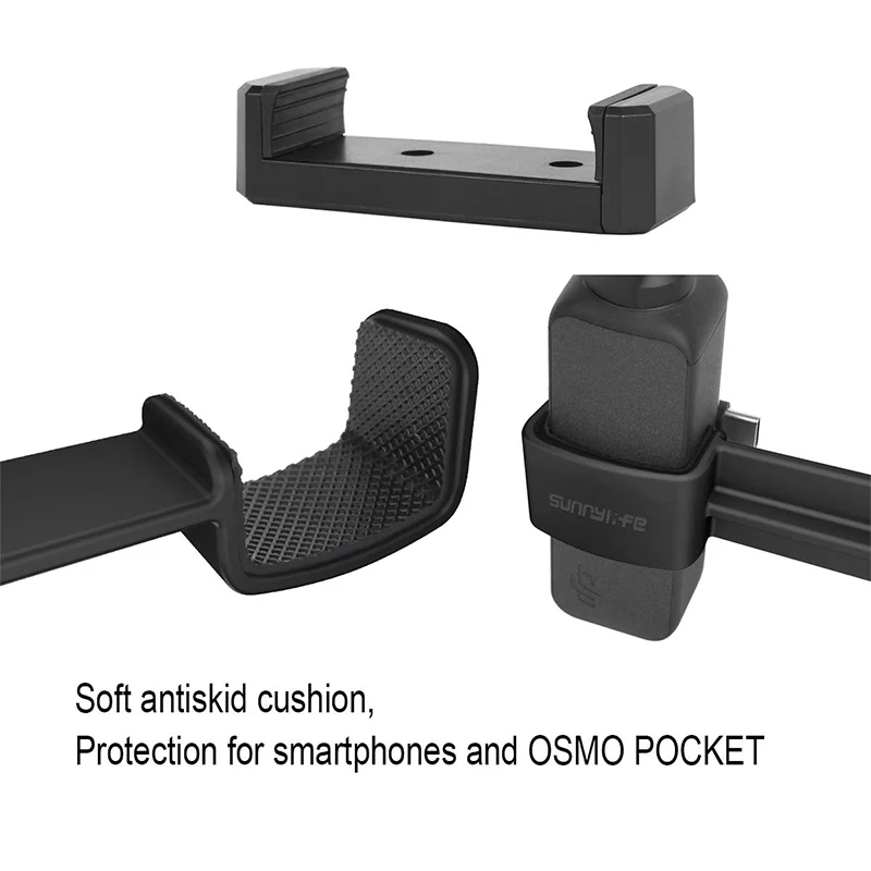 Держатель для мобильного телефона с фиксированным зажимом, Расширительная штанга, штатив для селфи, крепление для DJI OSMO, Карманный ручной карданный стабилизатор, аксессуары для камеры