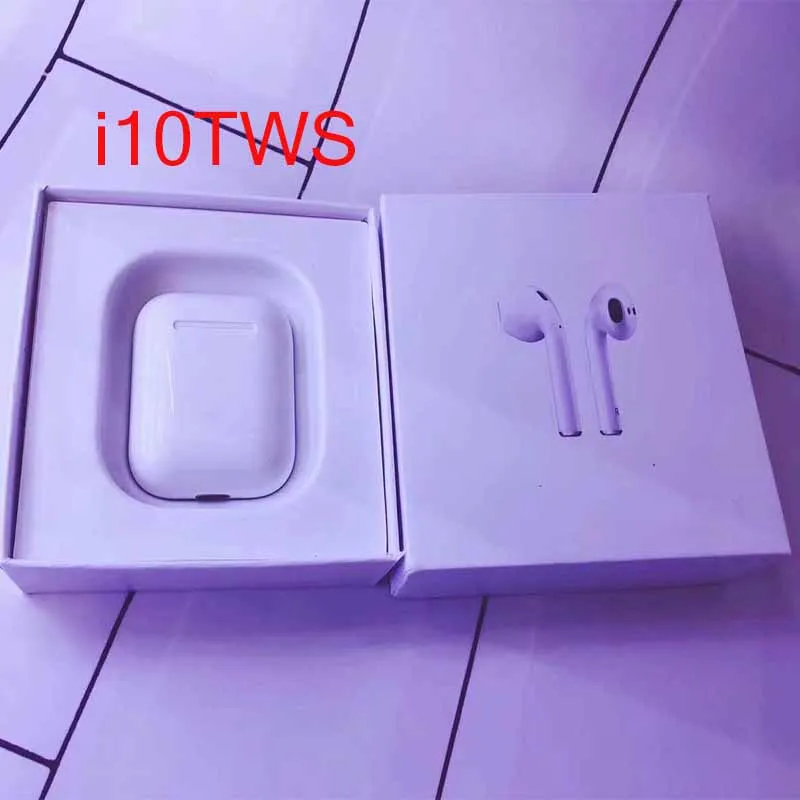 Оригинальный Лучший подарок i10 tws 1:1 мини беспроводной bluetooth Супер 3D бас ухо
