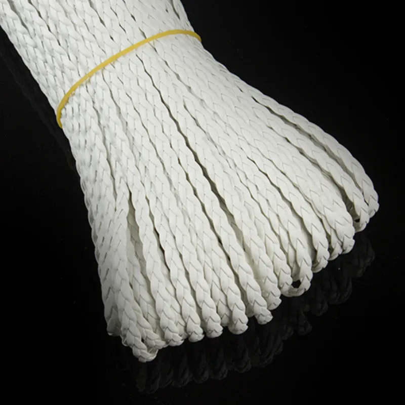 10 м/лот, плоский плетеный кожаный шнур для браслета, ожерелья, 5 мм, шнурок, нить, кружево, для изготовления ювелирных изделий, сделай сам, 18 цветов, F616