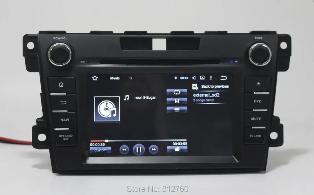 Perfect Octa core 4G RAM Android 9.0 Car DVD GPS Navigation For MAZDA CX7 CX-7 Car Radio Stereo Bluetooth 7" capacitive Screen Wifi 4G 10