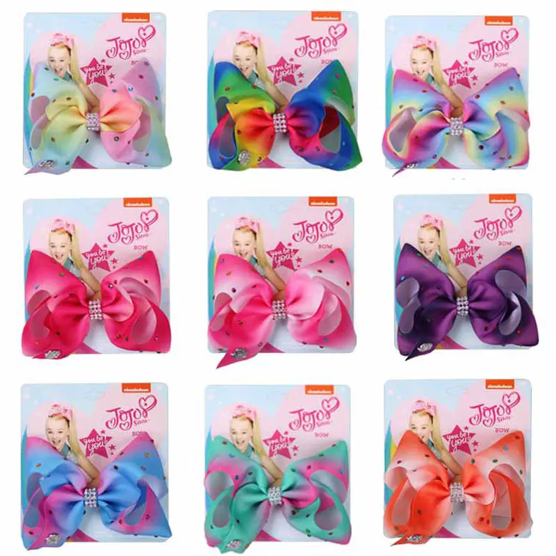 

5" Hair Claws for Girl Handmade Metalic Hair Clips Ribbon Knot Hairpins Kids Hair Accessories