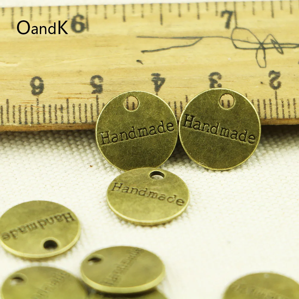 35 шт тибетская бронзовая пластина ручной работы подвески для самостоятельного изготовления ювелирных изделий ручной работы 14 мм