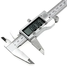 Buy online 1 PC New 150mm/6-inch hardened Stainless Steel Electronic Digital Vernier Caliper Micrometer With Box E3372 T50
