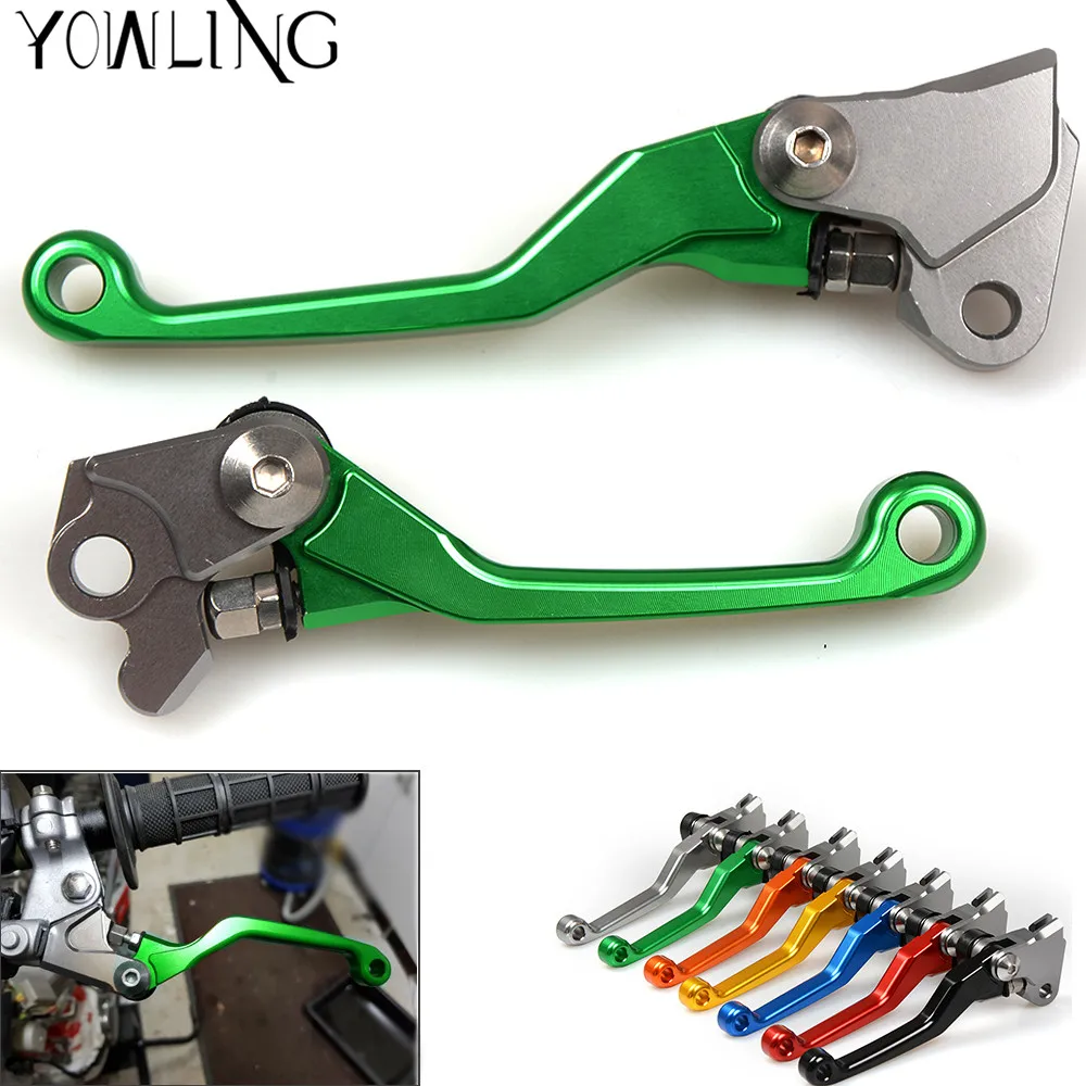 CNC Pivot Brake Clutch Levers Handbrake handle FOR Kawasaki KX65 KX85