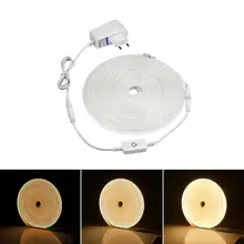 Eu Plug Neon Light Sign 12V 1 M 2 M 3 M 4 M 5 M Led Light Tape touch Dimmer Slaapkamer Night Verlichting Neon Lamp Keuken Lichten(China)