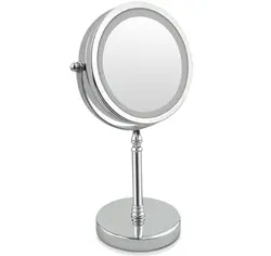 Мода двусторонняя зеркало для макияжа творческий простой светодио дный макияж зеркало личности усиления высокое качество зеркало для