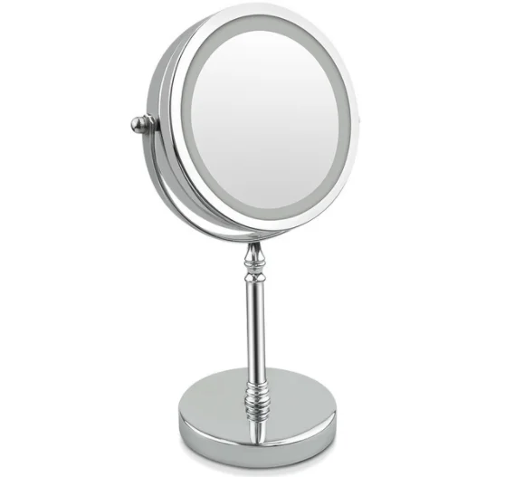 

Fashion Double-sided Makeup Mirror Creative Simple LED Makeup Mirror Personality Amplification High Quality Makeup Mirror Q428