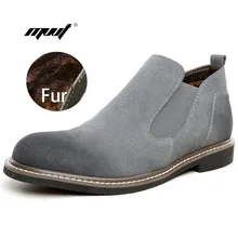 Warm winter plus cotton men boots velvet high-top casual shoes trend of England men’s ankle boots brand style men casual shoes