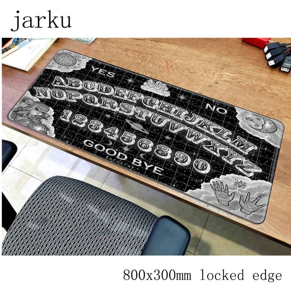 Ouija доска коврик для мыши аксессуары для геймеров 800x300 мм notbook коврик для мыши большой игровой коврик для мыши HD Печать Коврик для мыши стол для компьютера padmouse