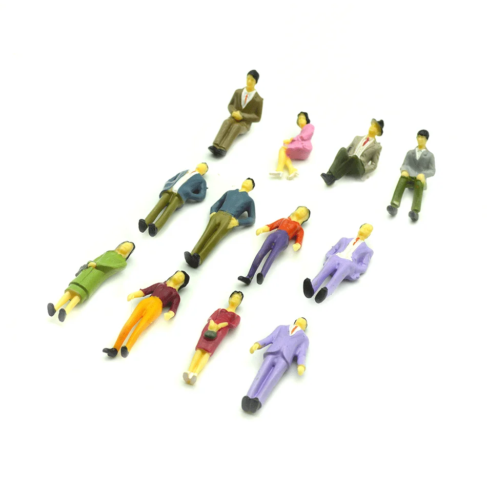 6CM 1/30 SCALE MODEL PAINTED DIY TOYS PAINTED TRAIN FIGURES LAYOUT LANDSCAPE MODELS
