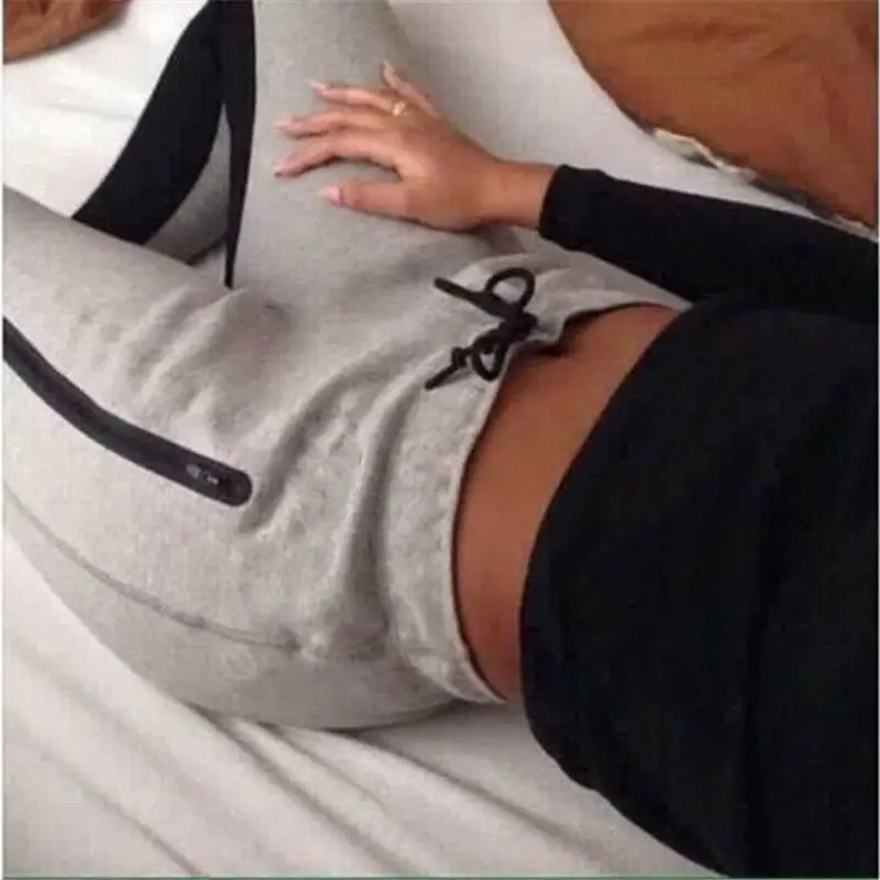 Женские повседневные шаровары для бега спортивные мягкие длинные штаны