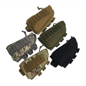 

High Quality Hunting Tactical Buttstock Cheek Rest Gun Shooting Rifle Portable Pouch Bullet Holster Magazine Molle Pouch Bags