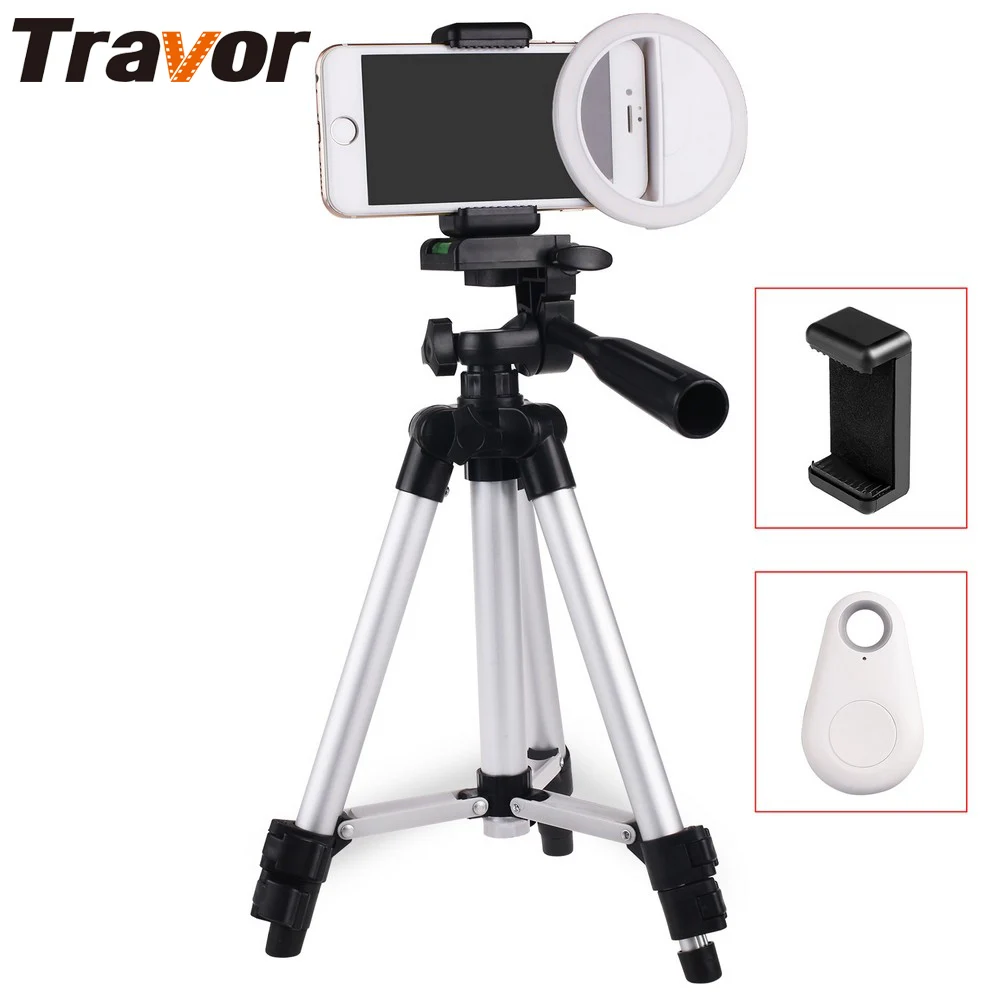 

Travor Enhancing Photography Selfie Ring Light for Smartphone +130cm Tripod+Phone holder+Bluetooth remote control