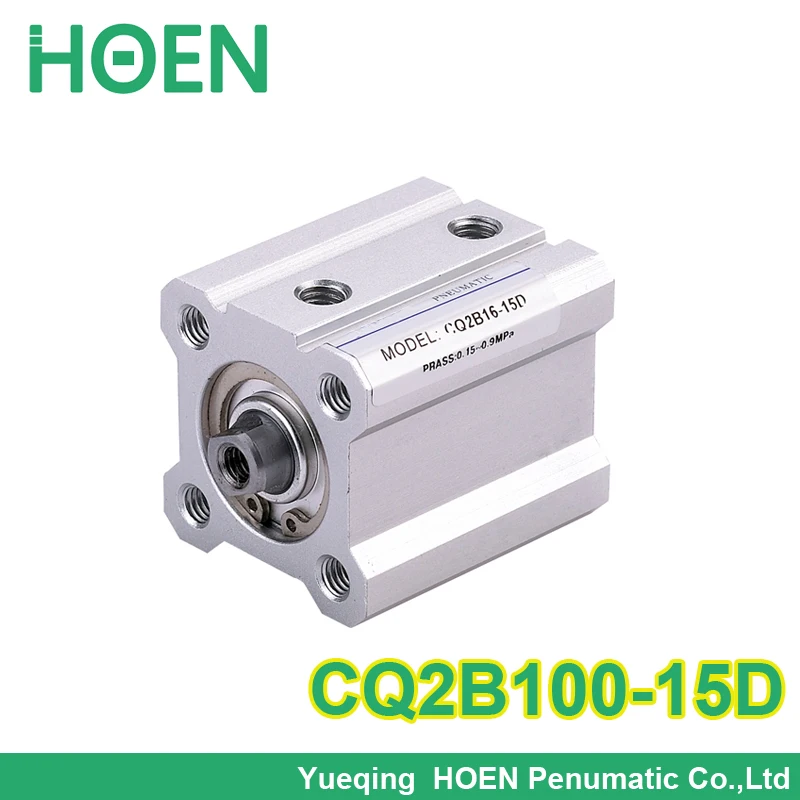 

SMC Type CQ2B series CQ2B100-15 bore 100mm stroke 15mm Double Acting single rod Pneumatic Compact Cylinder with high quality
