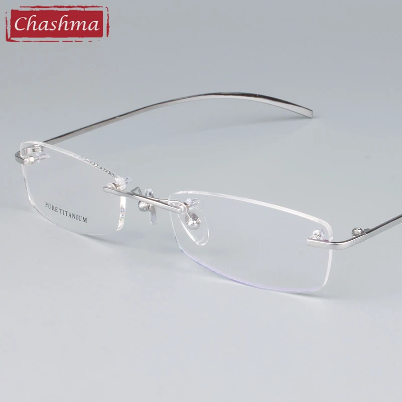 Чашма унисекс очки оправы для очков Титан ультралегкие очки без оправы Женский Мужской Оптические очки