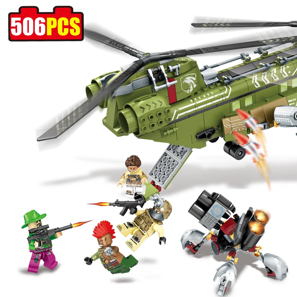 Sembo Army Black Gold Military Building Blocks Compatible Legoe City DIY Helicopter Action Figures Enlighten Bricks Toys For Kid baby-brick : image Sembo Army Black Gold Military Building Blocks Compatible Legoe City DIY Helicopter Action Figures Enlighten Bricks Toys For Kid baby-brick