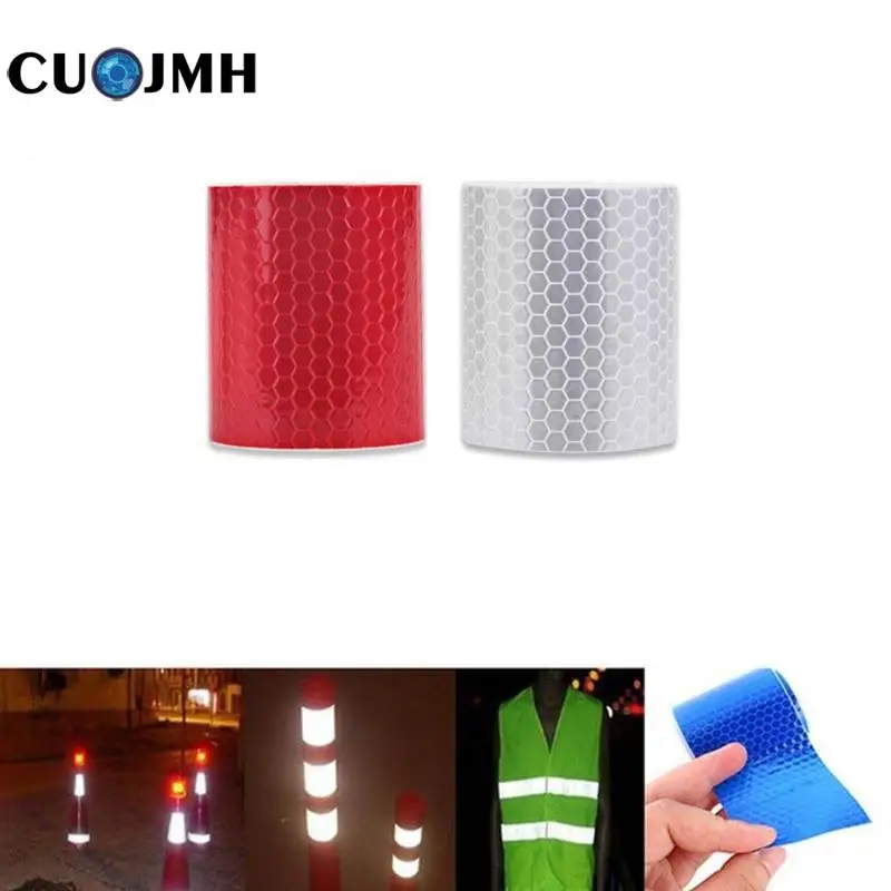 5cm X 3m Safety Mark Reflective Tape Crystal Color Lattice Reflective Film 6 Colors Car Styling Self Adhesive Warning Tape 5cm X 3m Safety Mark Reflective Tape Crystal Color Lattice Reflective Film 6 Colors Car Styling Self Adhesive Warning Tape