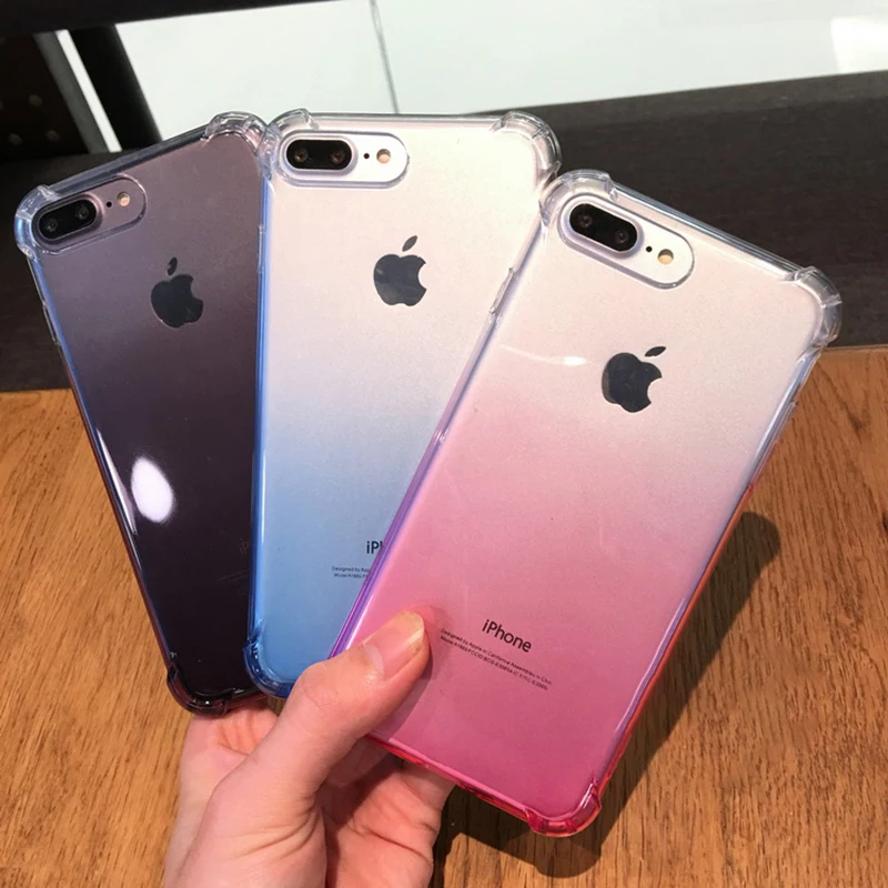 

360 Degree Soft Clear Aigbag Case for iphone XS MAX XR X 5 5S SE 7 8 6 6S Plus Full Body Anti Knock Gasbag Transparent Cover