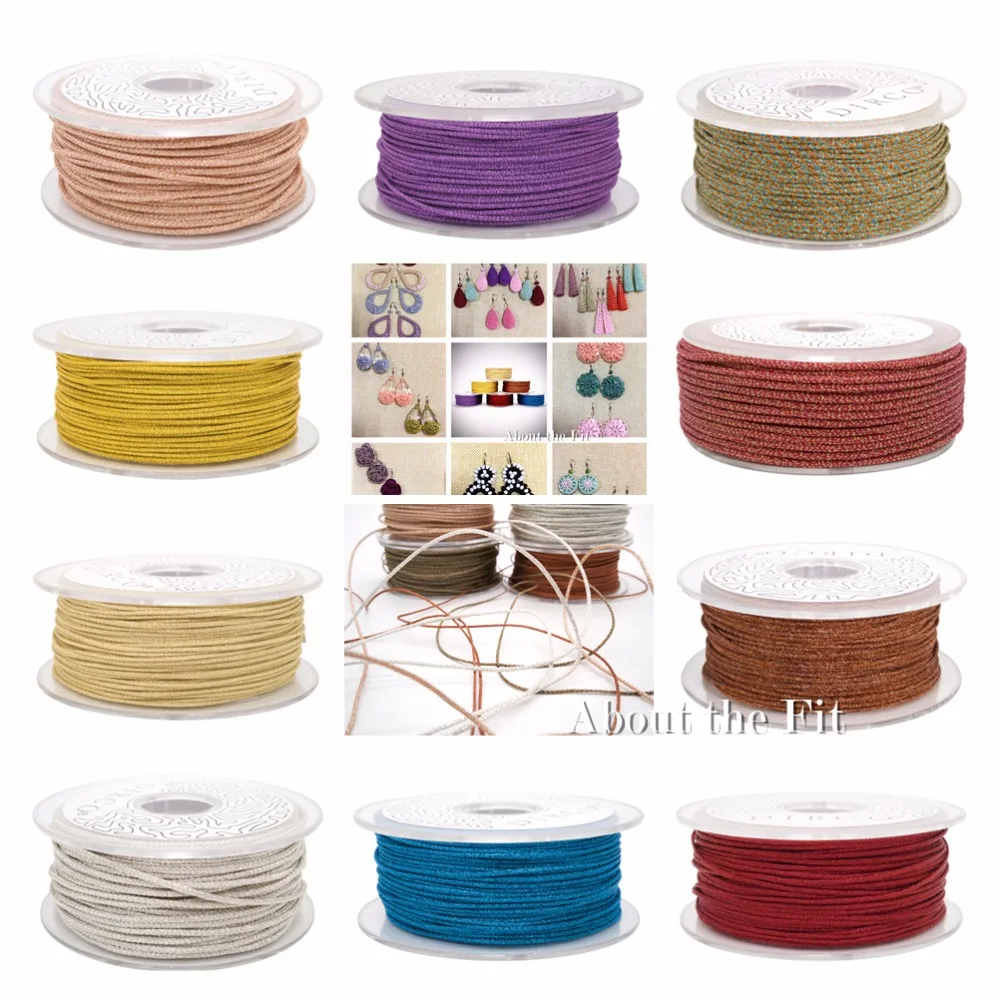 Braided Nylon Wire Multistrand Yarn 0.8mm 30M For Jewelry Making Beads