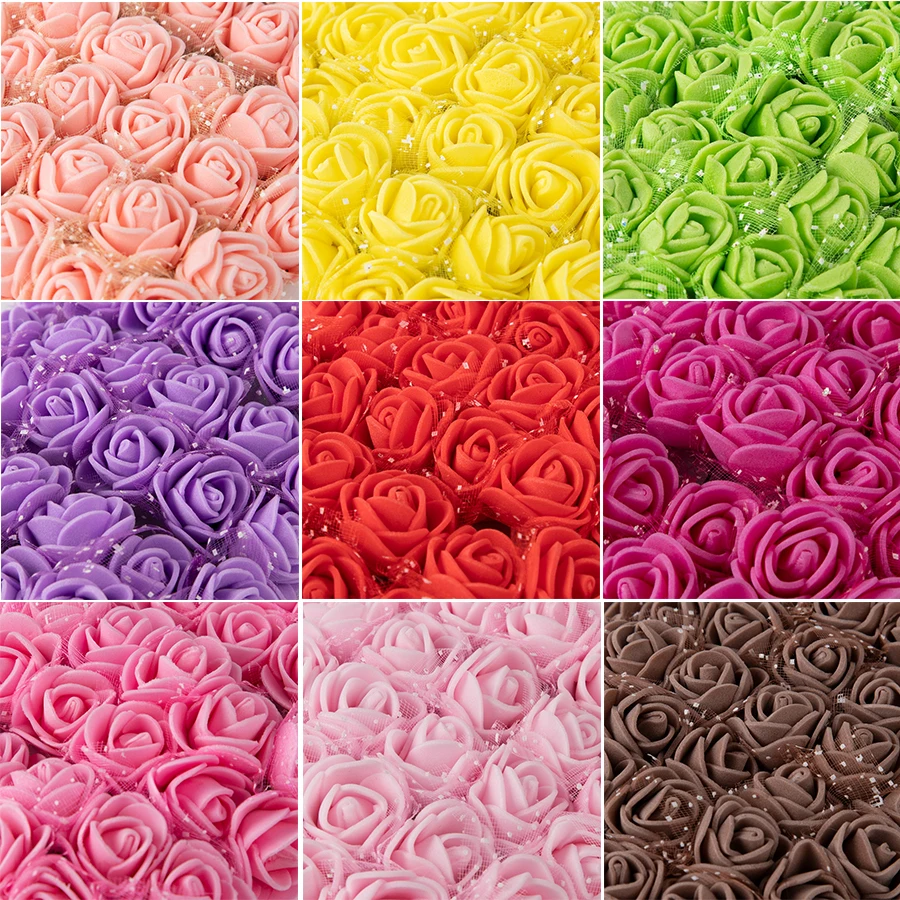 

Artificial Fake Flowers Foam Rose Flower Eternelle Wall Home Wedding Car Maison Flores Artificiales Para Decoracion Hogar