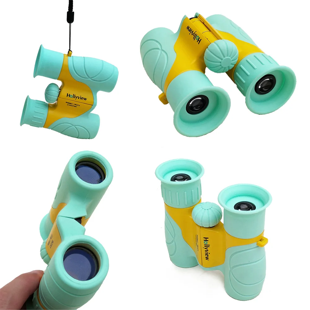 Детские игрушечные телескопы 6X21 8X21 10x22 ударопрочный острый фокус стеклянный объектив подарок на день рождения открытый Исследуйте смотреть детские бинокли