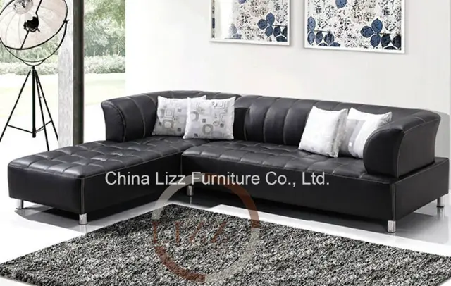 Thailand Black Sectional Sofas L P5516 Leather Sofa In Thailand Black Sectional Sofas L P5516 Leather Sofa