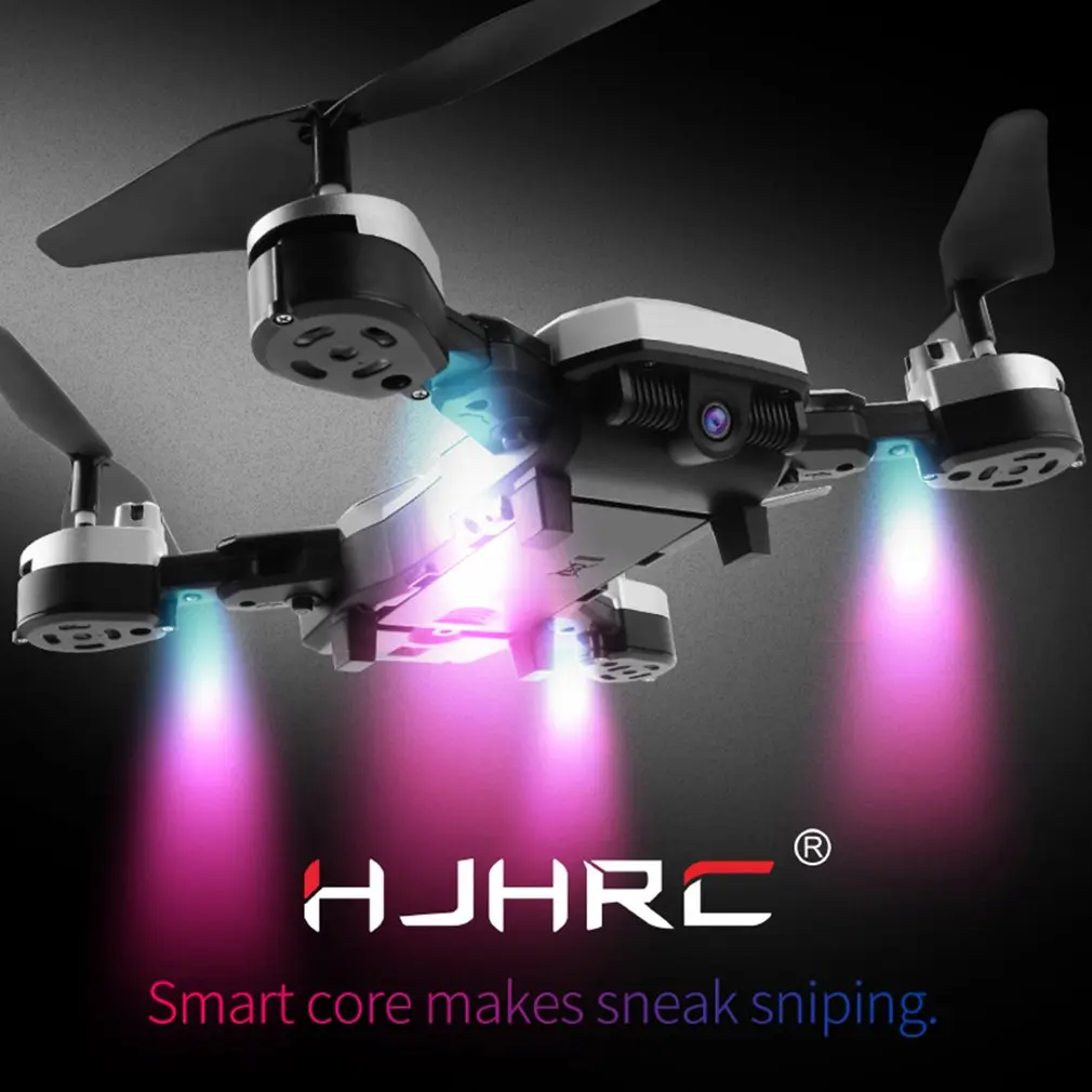 

HJ28 720P/1080P RC Drone Helicopter Pressure Fixed Height Folding Four-axis Drone Real-time Drone Remote Control Aerial Aircraft