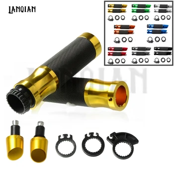 

Universal Motorcycle Aluminum Fit 7/8" 22mm CNC Handle Bar Hand Grips MOTOR Motorcycle Accessories Multi-Color Selection