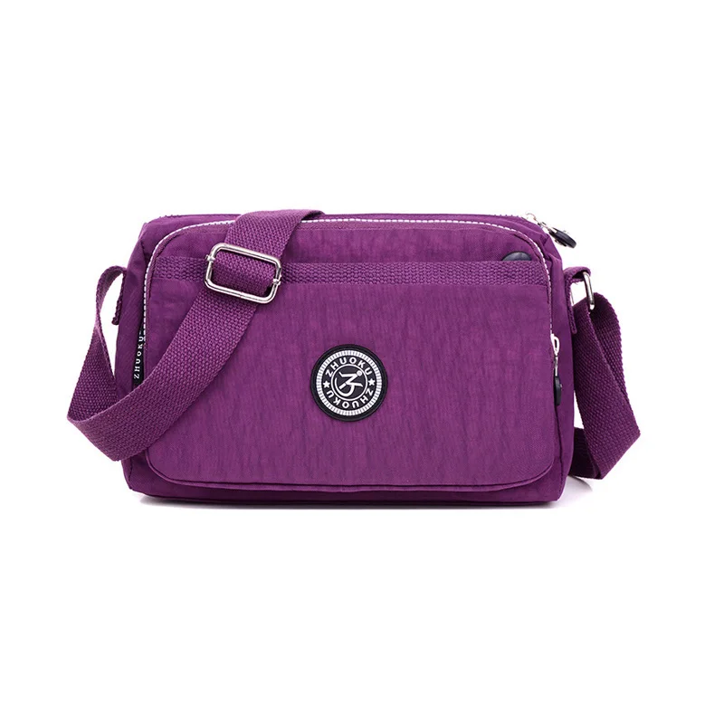 Casual Women Handbag Nylon Waterproof Shoulder Bag Small Flap Messenger