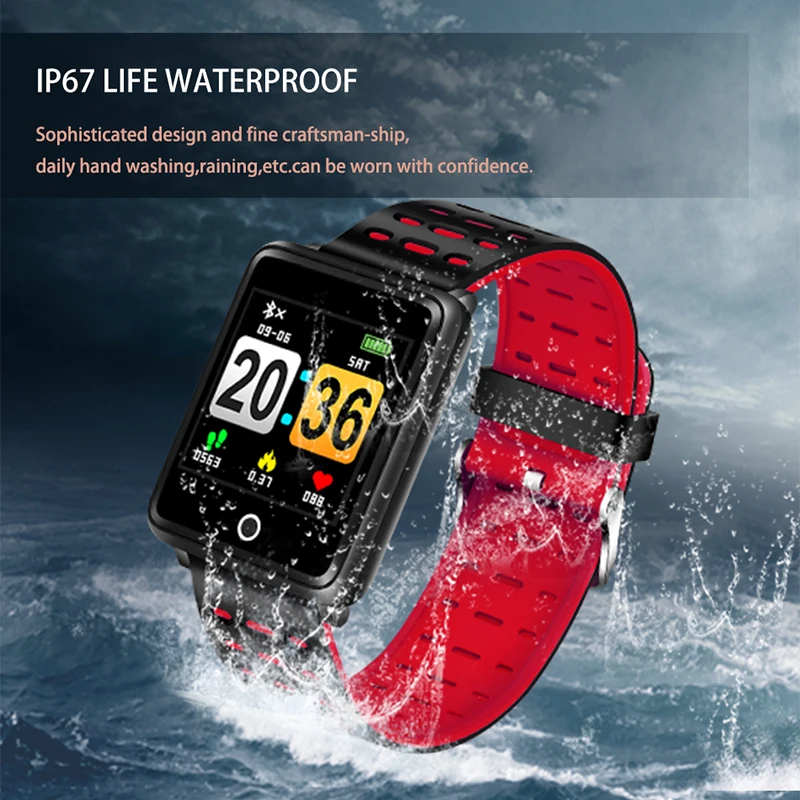 Fashion New Smart watch Heart Rate Monitor Smart Watch WOmen Activity Fitness Tracker sport watch for men Clock for IOS Android