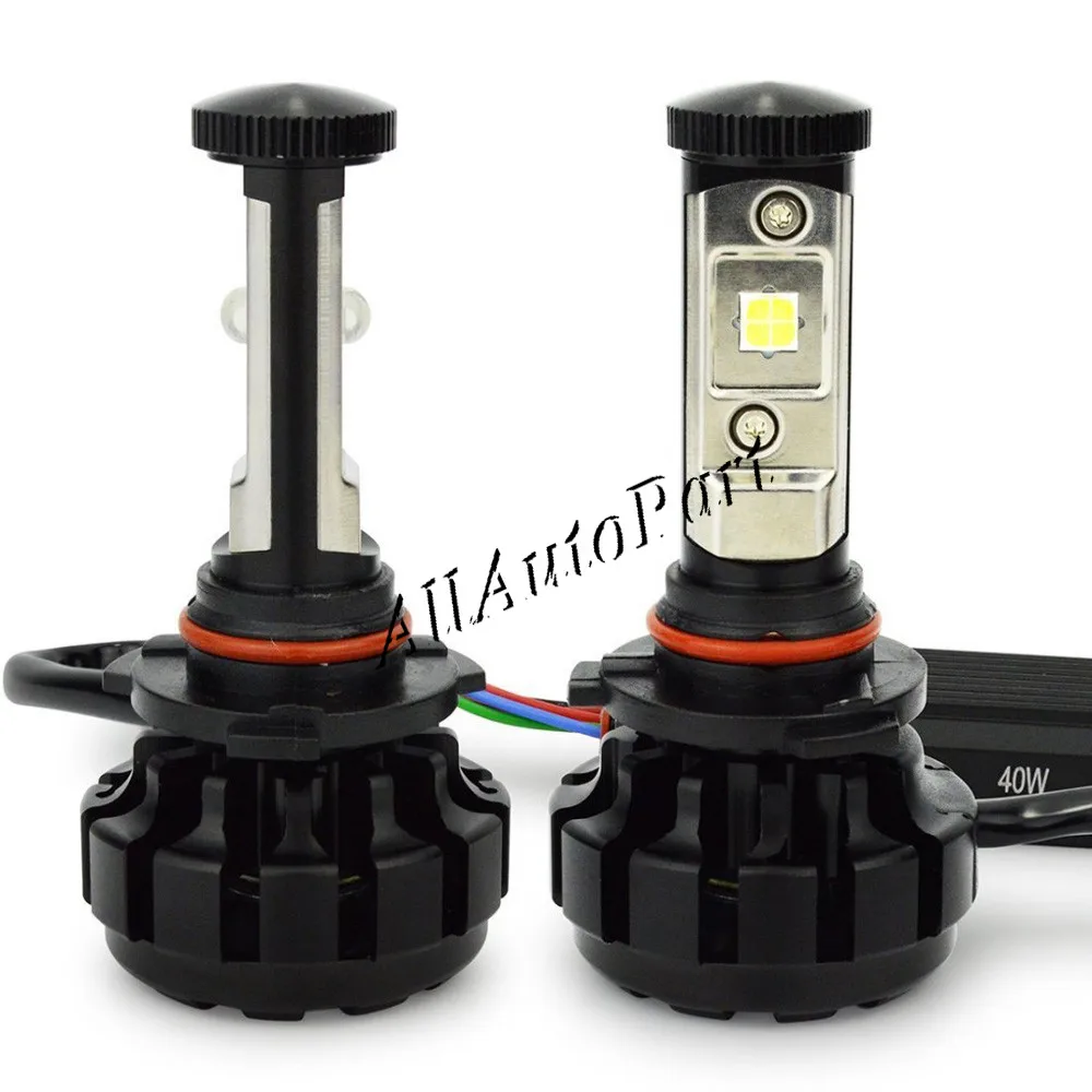 LED V18 Cr ee HB4 9006 комплект автомобильных светодиодных фар 80 Вт и 8000лм налобный фонарь