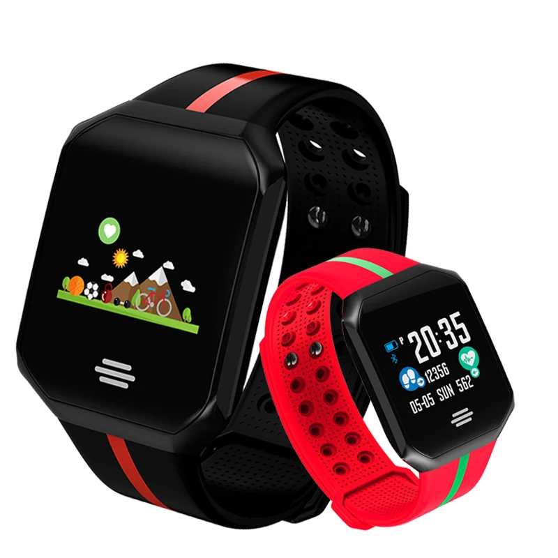 

Fitness Smart Watch Men Women Large Screen Heart Rate Monitor Blood Pressure Touch Pedometer Running Sport Intelligent Watch
