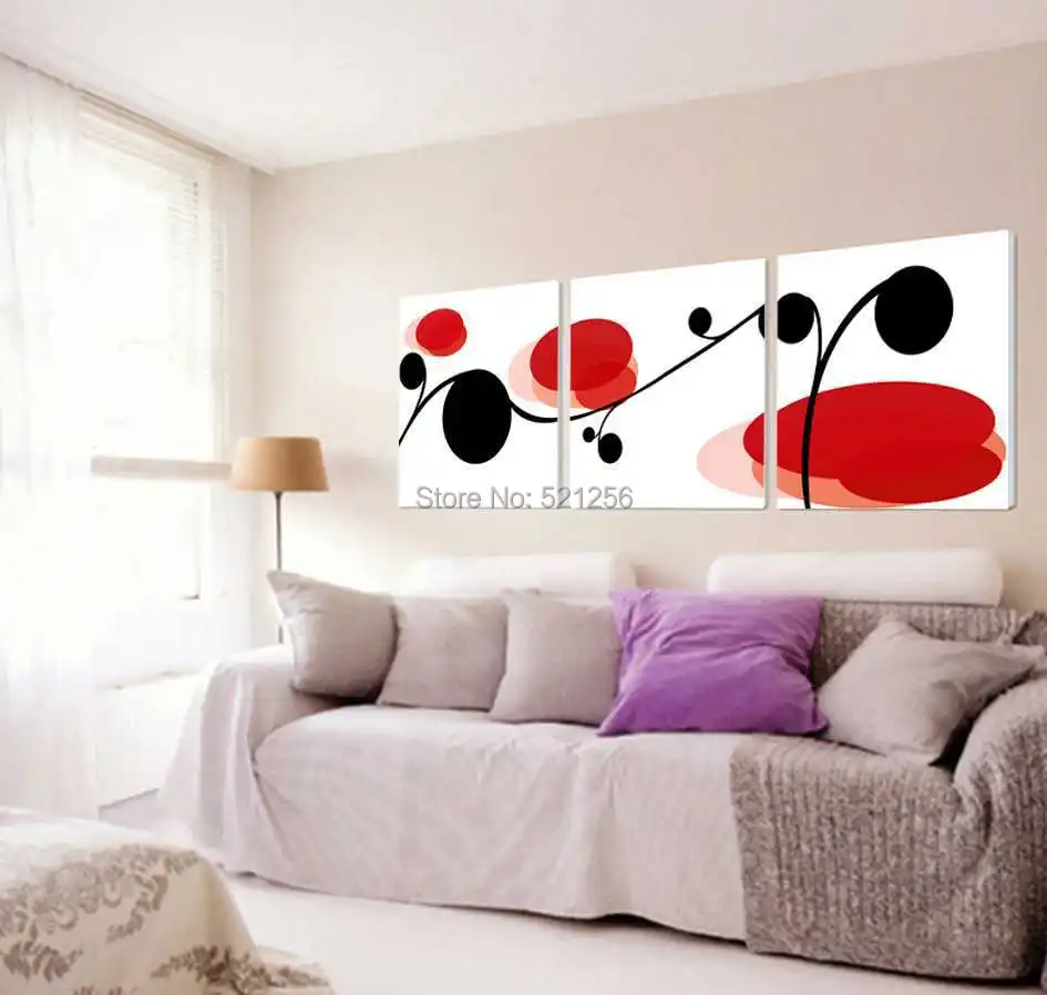 Online kopen wholesale zwart wit rood art uit china zwart wit rood ...