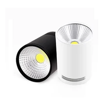 YooE потолочный светильник 5 Вт 7 Вт 10 Вт 15 Вт 20 Вт 25 Вт установленный на поверхности cob потолочные светильники точечный свет черный белый AC110V/22