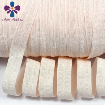 

Sideshow Rose 5/8" 15mm fold over elastic,50 yards per roll,good elasticity foe for hair tie headbands headwear handmade webbing