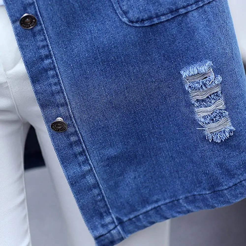 Ropa Летняя женская одежда больших размеров Tunic Туника свободный хлопчатобумажный из денима блузки с длинным рукавом джинсовая рубашка Топ Femininas Женская