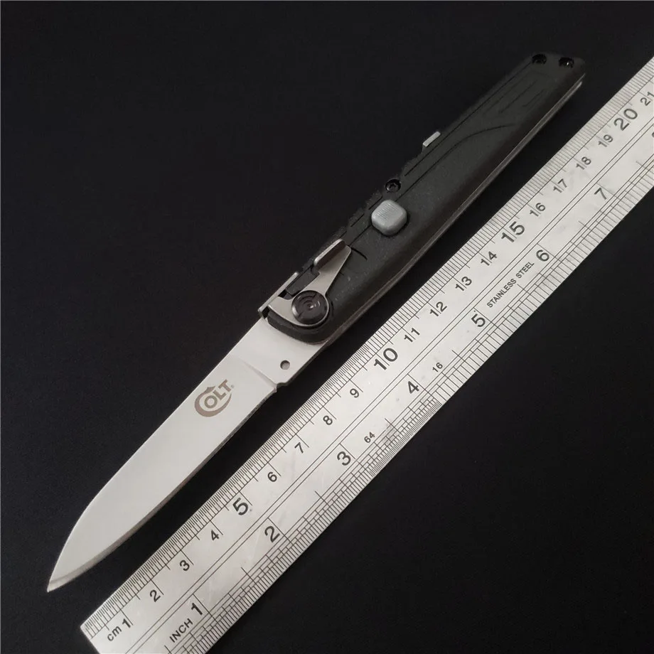 

Gryan Store C-Lot Folding Knives 440c Blade NGF Handle Outdoor Tactical Camping Survival Pocket Knife Utility EDC Tools