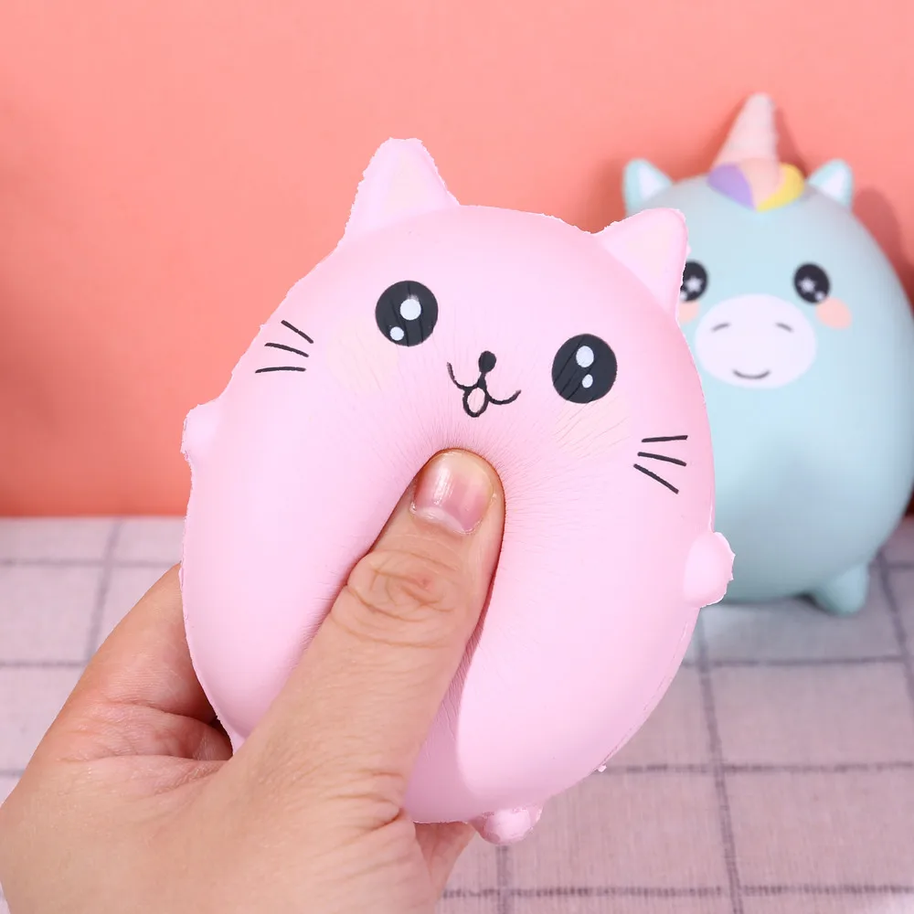 Squishies очаровательны животные замедлить рост для выдавливания крема Ароматические снятие стресса игрушечные лошадки Сквош Анти стресс