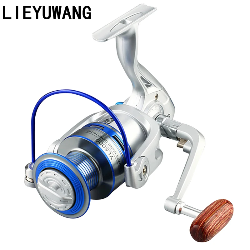 

5.2:1 Speed Ratio 12 Ball Bearings YL1000-6000 Spinning Fishing Reel Left Right Hand Exchange Spool Fishing Spinning Reel Wheels